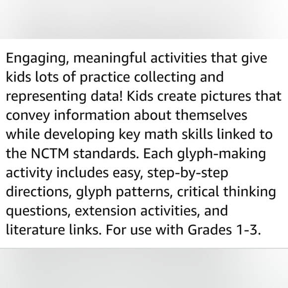 "Great Glyphs: All About Me" Book, Teaching Resource for Grades 1-3 - Picture 5 of 5